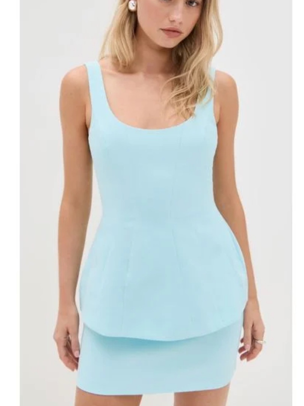 Blue Amanda Uprichard empire dress